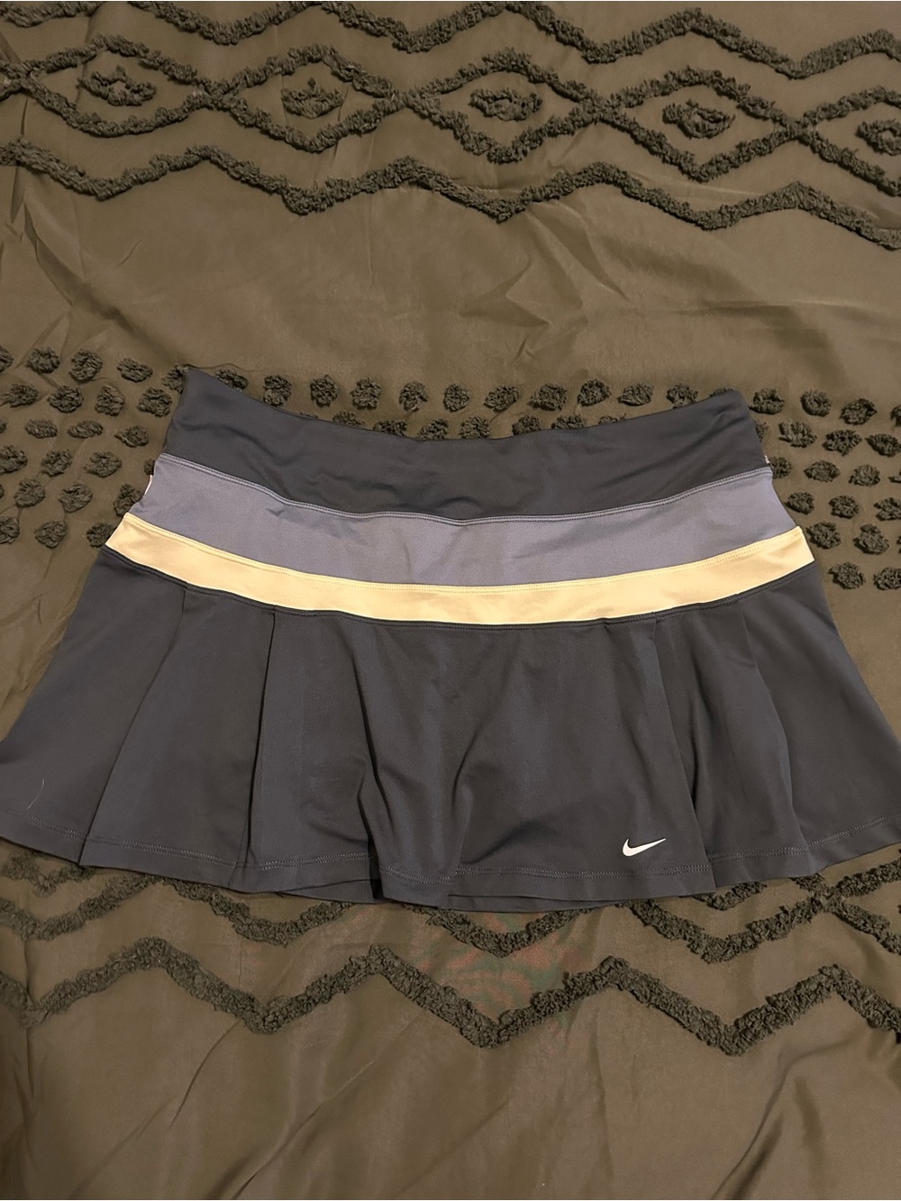 Nike dri fit gray Athletic Skort Sz XL golf tennis skirt workout